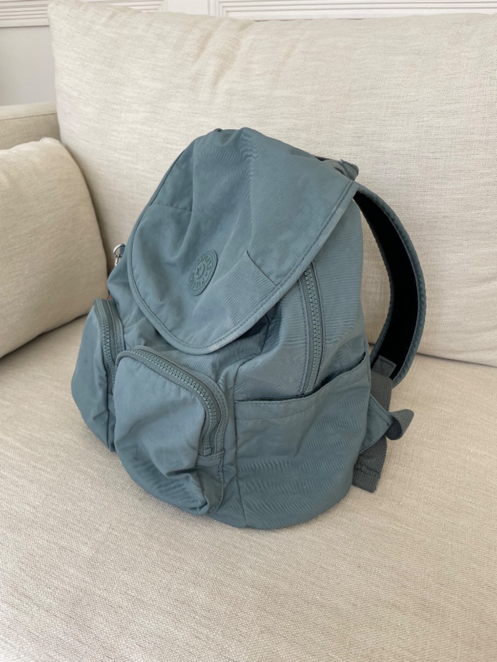 Kipling Fiona Teal Lightaloet Backpack Medium - Picture 3 of 16